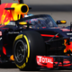 Red Bull’s aeroscreen cockpit protection idea in testing. Photo credit: Clive Mason/Red Bull Content Pool